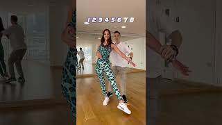 Bachata tutorial № 41 - Sergio & Daria  #bachata #bachatatutorial