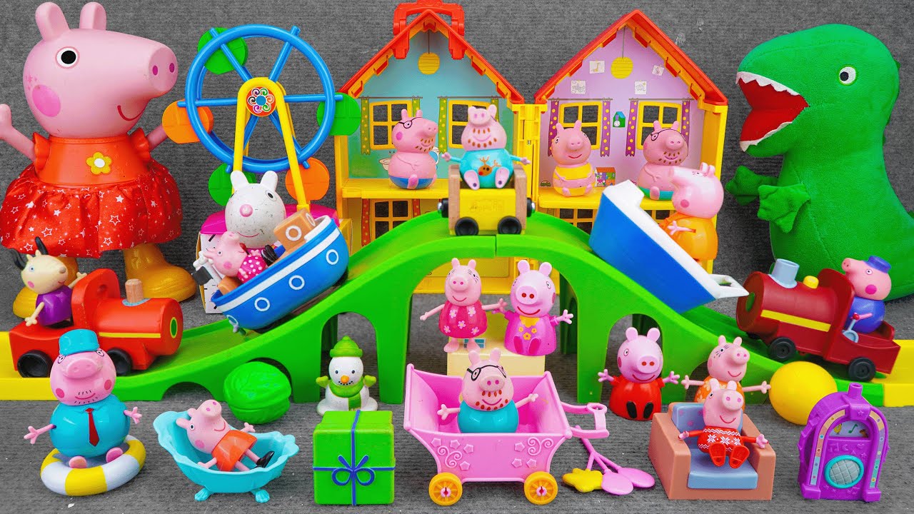 Peppa Pig Toys 2026 | Peppa Pig All Around Peppa’s Town Playset | 18 Minutes Satisfying