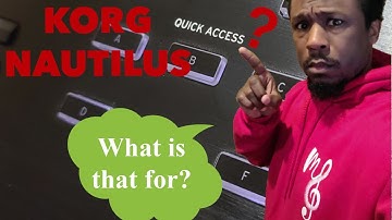 Korg Nautilus: Quick Access Buttons - SEQUENCER TIP - Easy Navigation - will change your life!