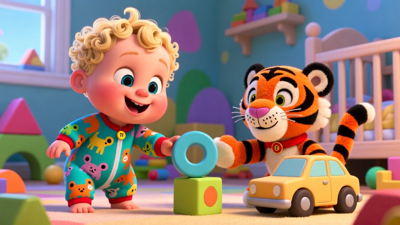 Tidy Toys With Baby 🧸✨ | Fun Cleaning Song for Kids | Preschool Educational Video