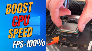 How to Boost CPU Speed in Windows 10/11 | Increase Processor Speed, Boost FPS & Optimize PC!