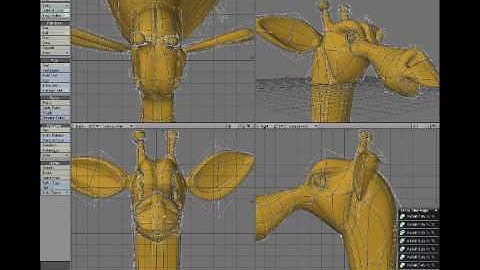 light wave 3d Giraffe