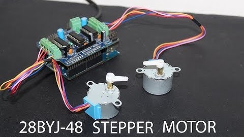 28BYJ-48 Stepper Motor + Arduino + L293D Motor Shield + processing setup test run