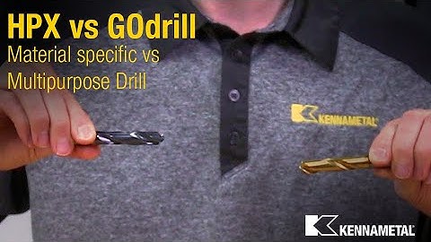 HPX vs GOdrill - Material-specific vs Multipurpose Drill