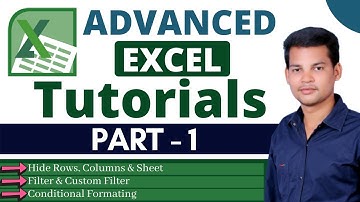 Advanced MS Excel Tutorial In Telugu Part -1|| Filter & Custom Filter| LEARN COMPUTER IN TELUGU