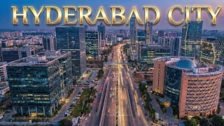 Hyderabad City View Indias Tech Capital Hdr Drone Shot View