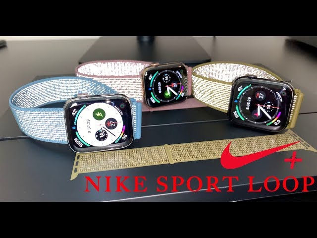apple watch nike reflective sport loop band