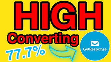 How to build a HIGH CONVERTING landing page with getresponse SIMPLE #Highconvertinglandingpage