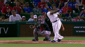 CLE@TEX: Beltre tees off for a three-run homer