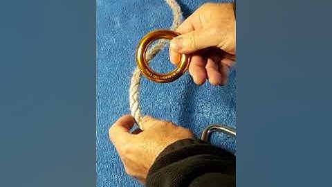 RAPPELLING WITH RAPPEL RING (SET UP HOW TO)