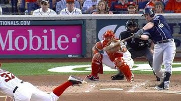 SD@WSH: Gyorko opens scoring with two-run homer