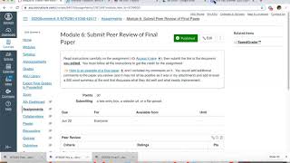 NTR 290 Module 6 Overview