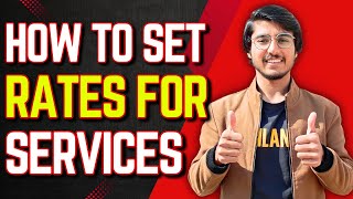 How To Set Your Rates And Price Of Your Frelancing Skills Freelancing With Haseeb