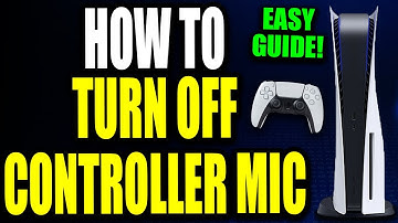 PS5 How To TURN OFF PS5 Controller Mic! PS5 Controller Mic Turn Off (For Beginners!)