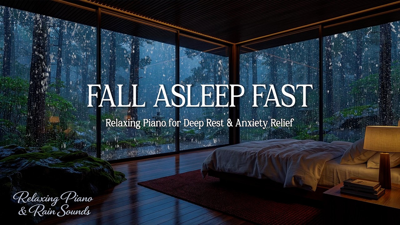 Deep Sleep Music 🌙 Calm Healing Piano for Deep Rest, Anxiety Relief ...