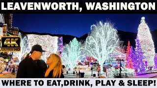 YOUR GUIDE TO LEAVENWORTH, WASHINGTON! Ski Hill, Sleigh Rides, Reindeer Farm, Restaurants & Beer!