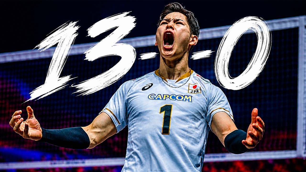 Japan Volleyball's Historic 13-0 Match Winning Streak | VNL 2026