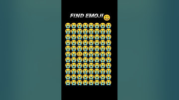 Only Sharp Eyes See It… Can YOU? 👀⚡#emoji #emojigame #shortsviral #focuschallenge #emojyfind