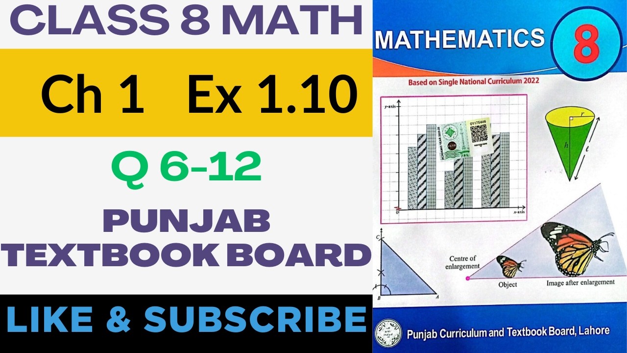 Unit 1 | Exercise 1.10 |Numbers and Operations| Square and cube roots | Class 8 Mathematics |PTB|SNC