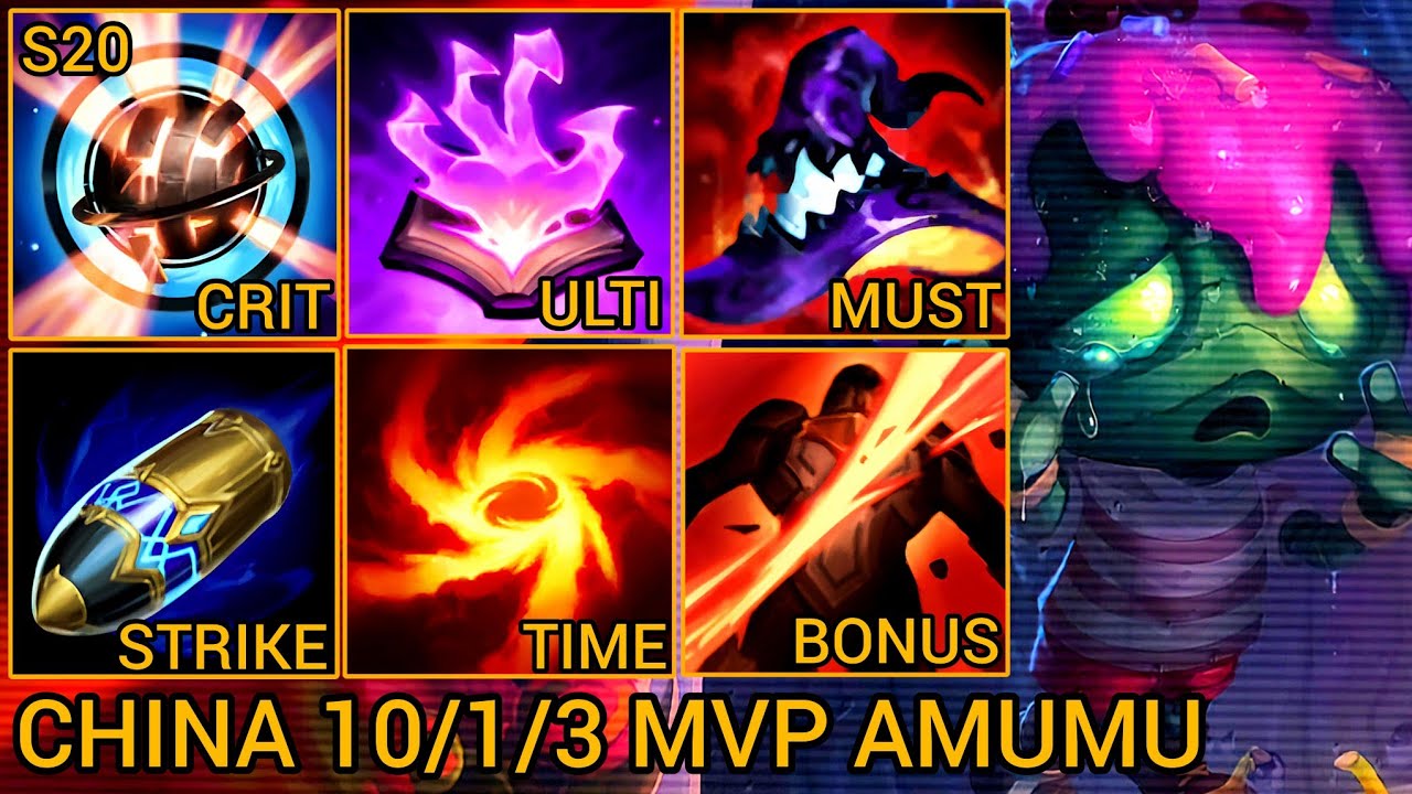Amumu Mage Build Jungle MVP 10/1/3 - China Wild Rift New Meta Build & Runes By Tiarty