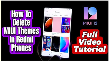 how to delete MIUI Themes in Mi Redmi Phones | Theme kaise hataye | how to remove themes in Xiaomi