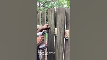 Rebuilding Double Gates [VIDEO] #rebuild #gates #wooden #fence #handyman #carpentry