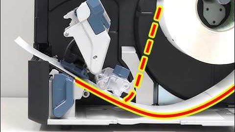 CL4NX Printer - How to Replace Label Roll (Standard)