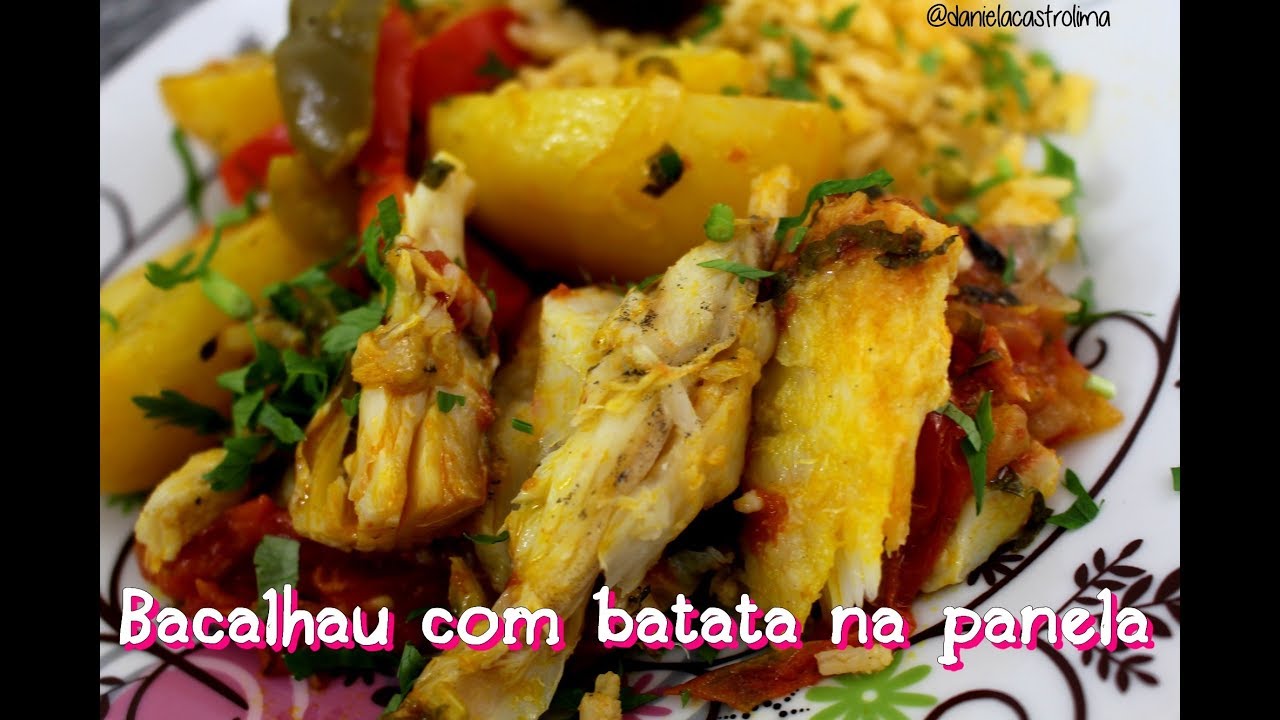 Receitando Bacalhau com batatas na panela Por Cecilia Castro YouTube