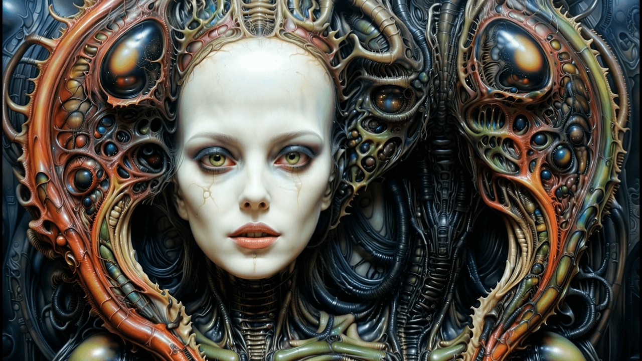 Colorful Giger Surrealism