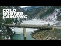 Cold Winter Camping | Jeep Gladiator & Toyota Tacoma Overland Snow Adventure