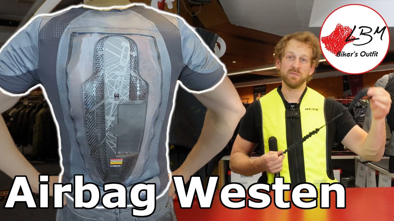 Airbag Westen für Motorradfahrer: Ratgeber zur richtigen Auswahl