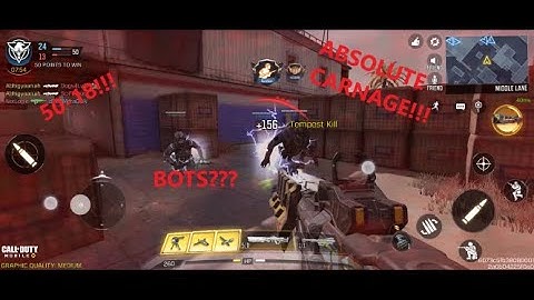 Absolute Annihilation! 24 kills! Also, were these opponents bots? CoD Mobile Team Deathmatch #CoD