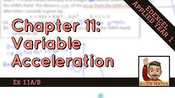 Variable Acceleration 1 • Intro & Differentiation • Mech1 Ex11A/B • 🚀