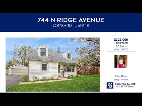 744 N Ridge Avenue, Lombard, IL home video tour