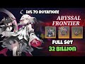 32B Abyssal Frontier | Lvl 70 Glaciette Rotation Showcase | Crystal of Atlan
