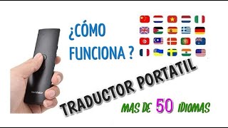 TRADUCTOR portátil de IDIOMAS ¿CÓMO FUNCIONA? screenshot 2