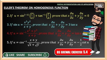 B s Grewal Exercise 5.4 | Question 2, 3, 4, 5 solution |✍️Euler