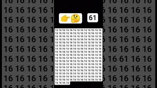 finding number is 61for increase knowledge #mathematics #memes #finding #puzzle #funny #gaming