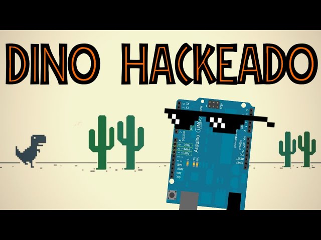 HACKEAMOS o DINO do CHROME com Arduino, Quer praticar eletrônica e ainda  se divertir? Aprenda a hackear o Dino do Chrome com arduino!!!  #ManualdoMundo #ManualMaker #Arduino #Hack