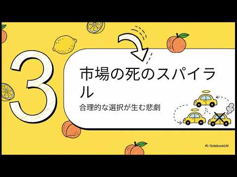 「レモン市場」と信頼の本当のコスト