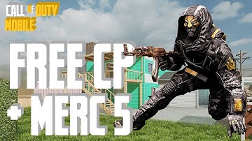 HOW TO GET FREE COD POINT + MERC 5 CALL OF DUTY MOBILR CHAMPIONSHIP 2021 (1000 CP)