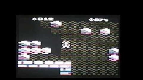 Atari VCS/2600 Boulder Dash (First Star Software) cave P solution
