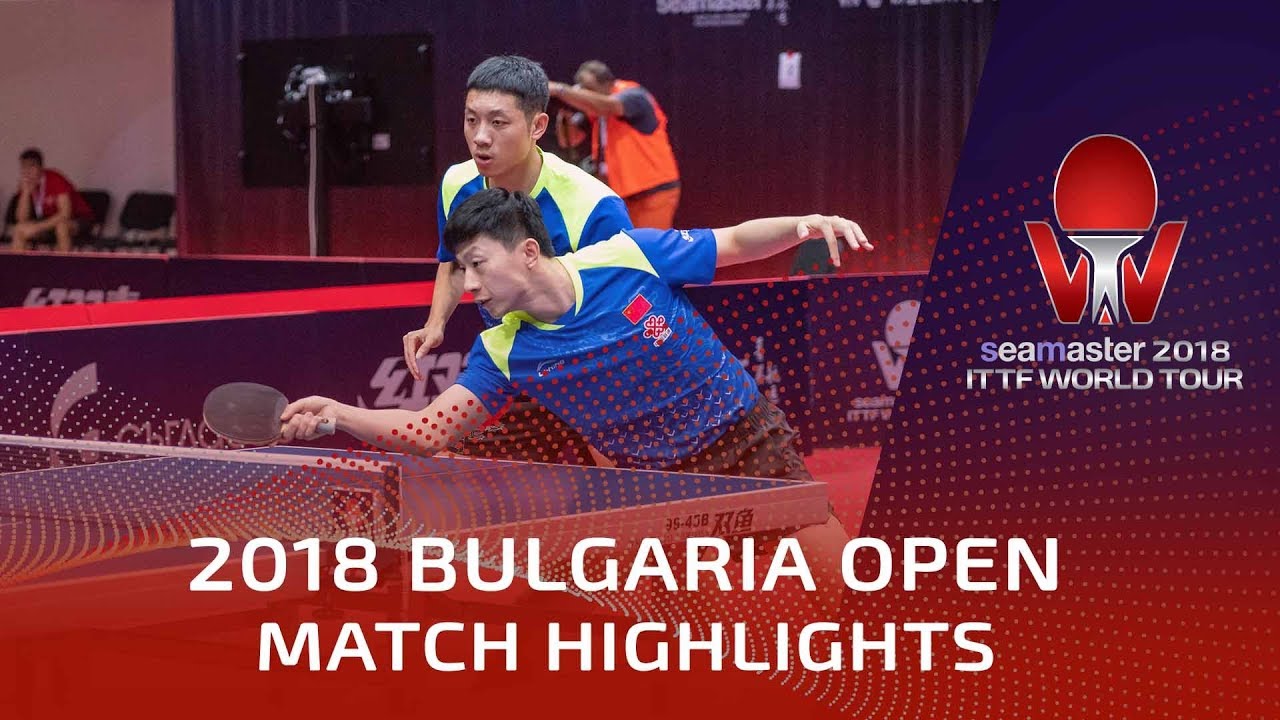kait diaz Ma Long/Xu Xin vs Lubomir Jancarik/David Reitspies | 2018 Bulgaria Open Highlights (1/4)