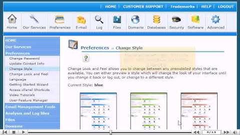 How to change your cPanel style
