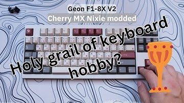 Is this endgame keyboard? | Cherry MX Nixie modded | GEON F1-8X V2 | sound test