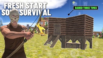 Solo Survival: Fresh Wipe Struggles & 3 Raids in One Day! | Oxide Survival Island