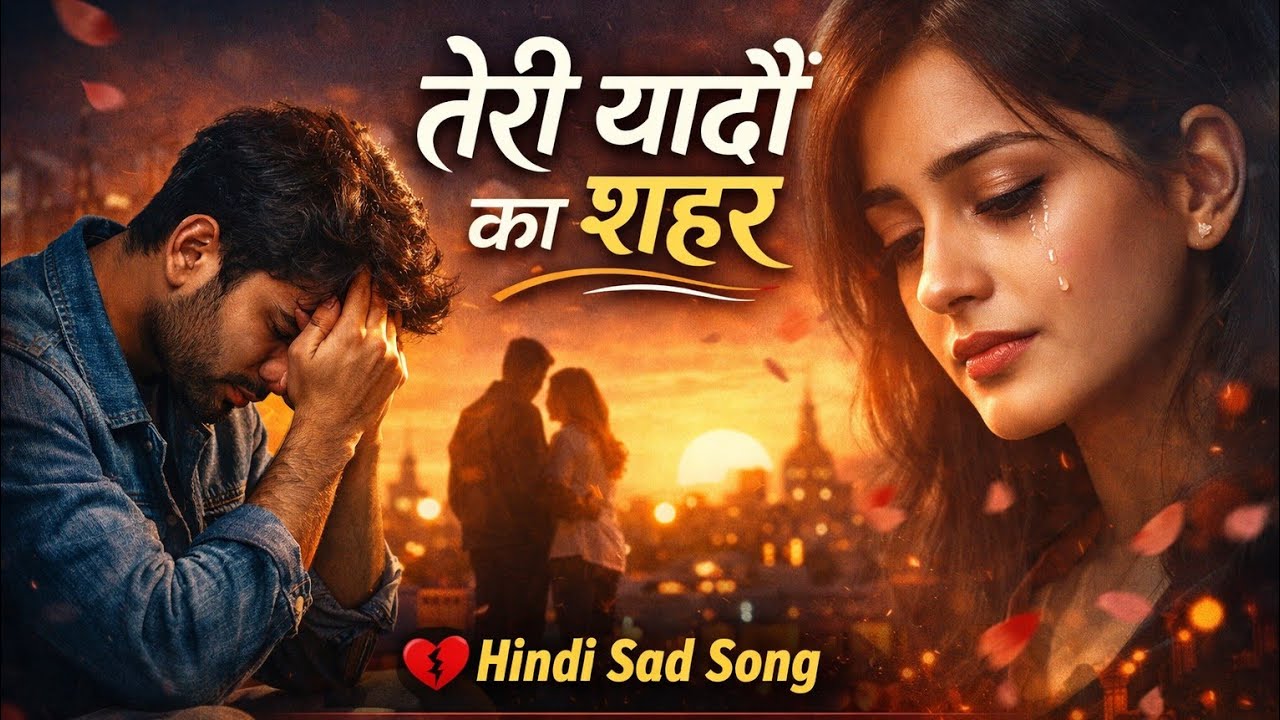 तेरी यादों का शहर 😢 | Heart Broken Love Song | Sad Hindi Song 2026