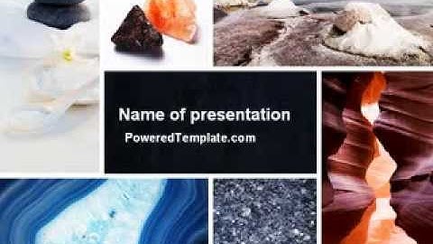 Minerals PowerPoint Template by PoweredTemplate.com