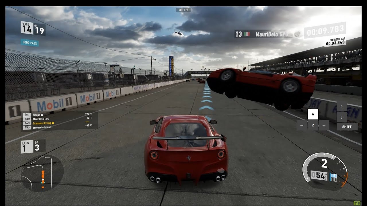 Forza Motorsport 7 - How I play with my keyboard (Online A-class & S ...