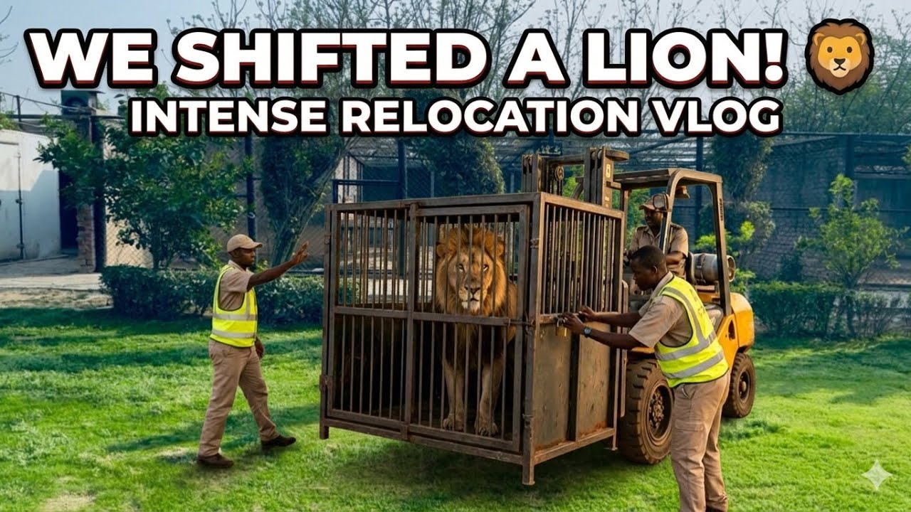 LION RELOCATION: The Most Dangerous Day 🦁😱